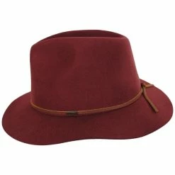 Brixton Hats Wesley Wool Felt Floppy Fedora Hat - Brick 6 Brixton Hats Wesley Wool Felt Floppy Fedora Hat - Brick -Brixton Hats Shop 433838