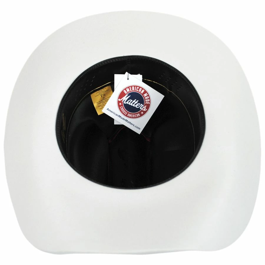 Bailey Lightning Wool And Angora Felt Cowboy Hat - White 5 Bailey Lightning Wool And Angora Felt Cowboy Hat - White - Image 3