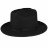 Bailey Architect Fur Felt Cattleman Western Hat - Black -Brixton Hats Shop 434642