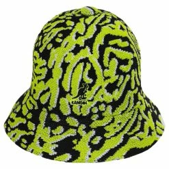 Kangol Carnival Casual Tropic Bucket Hat - Black/Green