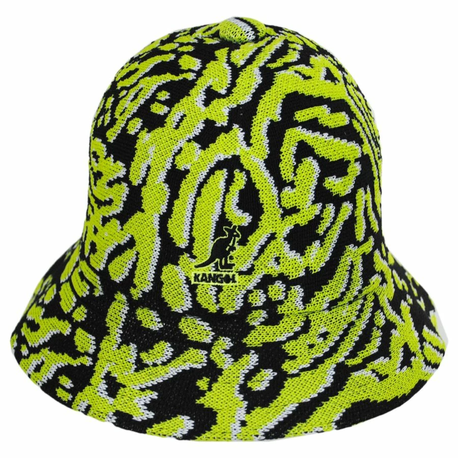 Kangol Carnival Casual Tropic Bucket Hat - Black/Green 3 Kangol Carnival Casual Tropic Bucket Hat - Black/Green