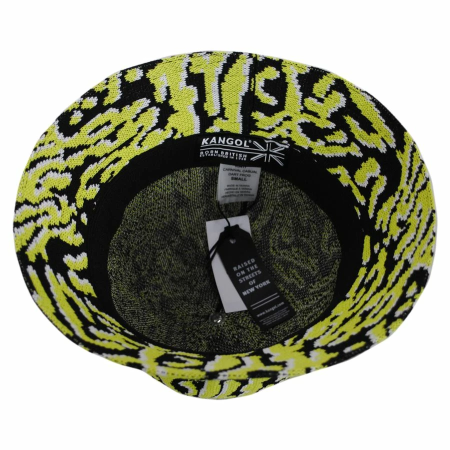 Kangol Carnival Casual Tropic Bucket Hat - Black/Green 5 Kangol Carnival Casual Tropic Bucket Hat - Black/Green - Image 3
