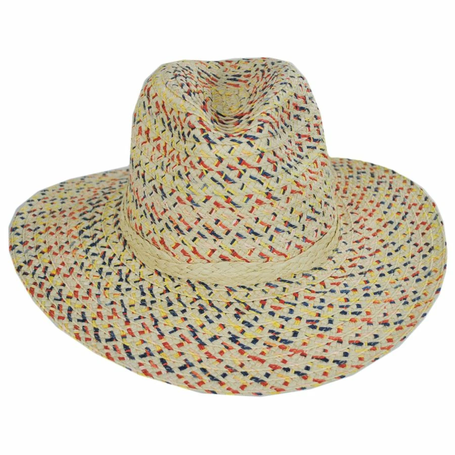 San Diego Hat Company Cheers Toyo Straw Fedora Hat 3 San Diego Hat Company Cheers Toyo Straw Fedora Hat