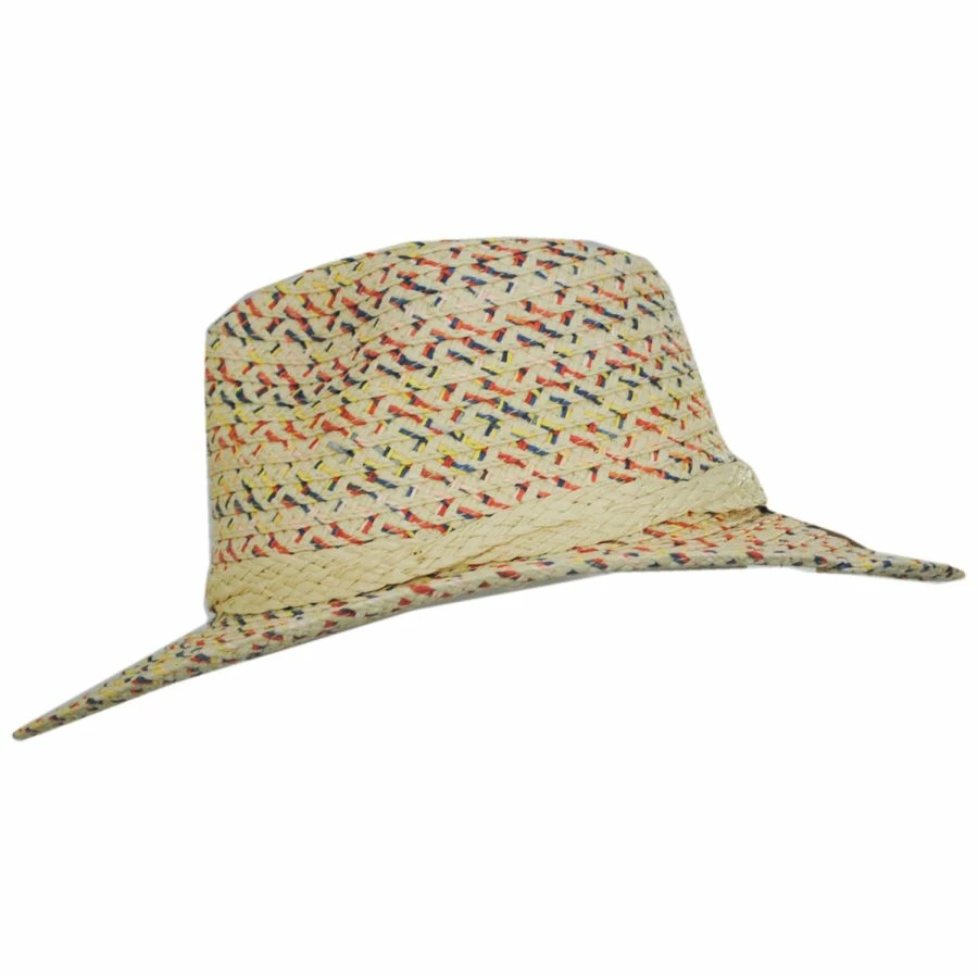San Diego Hat Company Cheers Toyo Straw Fedora Hat 4 San Diego Hat Company Cheers Toyo Straw Fedora Hat - Image 2