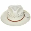 Stetson Andromeda Shantung Straw Fedora Hat