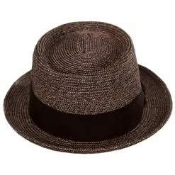 Bailey Waits Sewn Braid Straw Pork Pie Hat