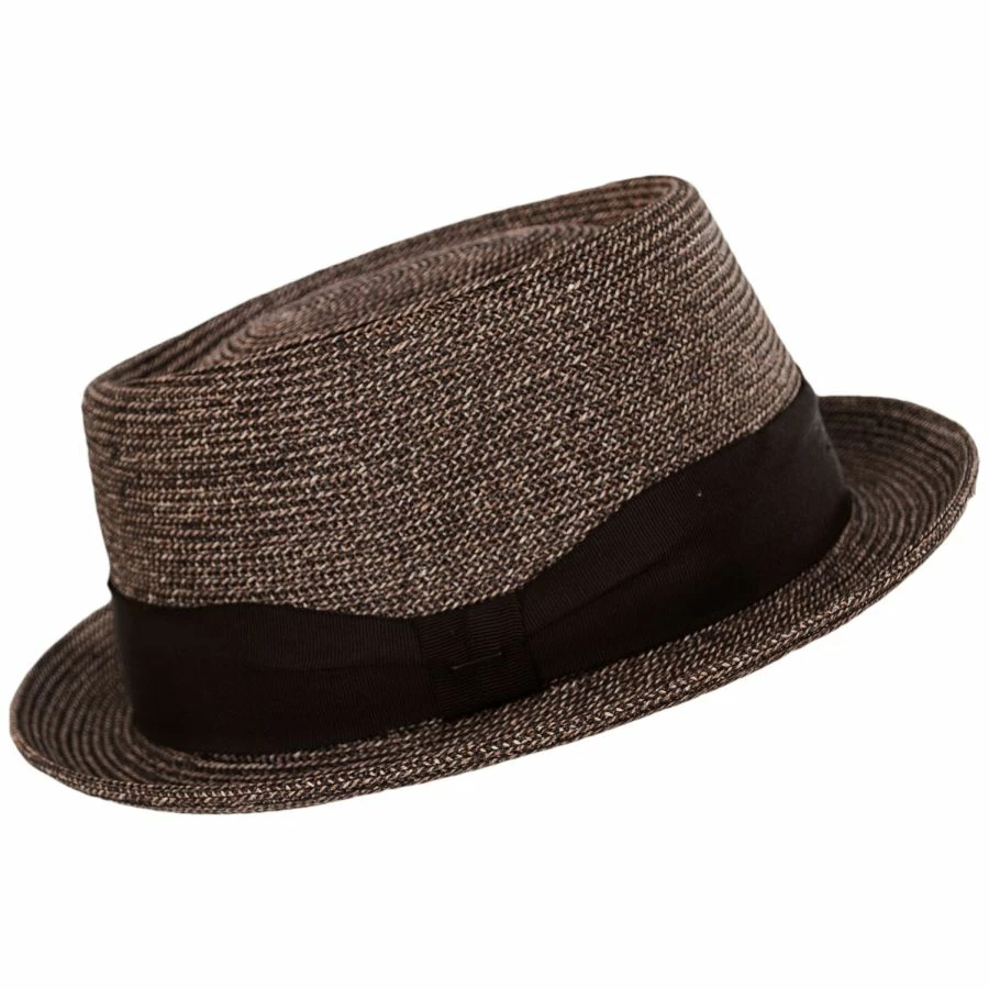 Bailey Waits Sewn Braid Straw Pork Pie Hat 4 Bailey Waits Sewn Braid Straw Pork Pie Hat - Image 2