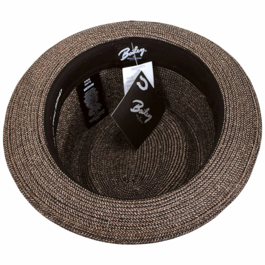 Bailey Waits Sewn Braid Straw Pork Pie Hat 5 Bailey Waits Sewn Braid Straw Pork Pie Hat - Image 3