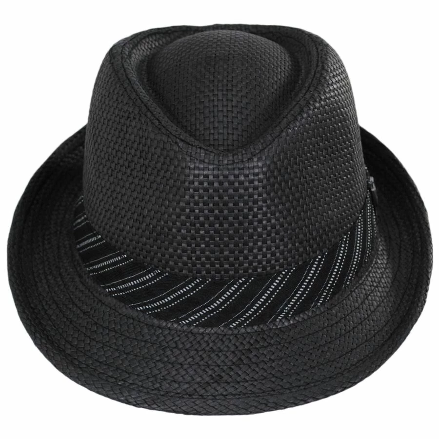 Dorfman Pacific Company Stingy Brim Toyo Straw Fedora Hat 3 Dorfman Pacific Company Stingy Brim Toyo Straw Fedora Hat
