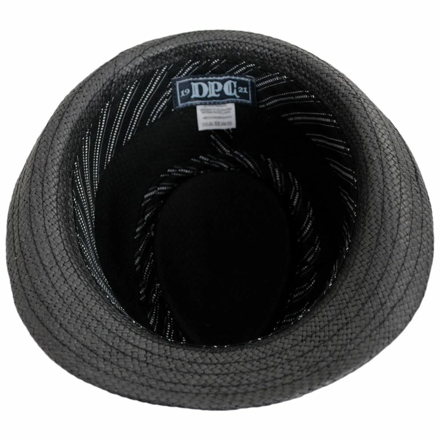 Dorfman Pacific Company Stingy Brim Toyo Straw Fedora Hat 5 Dorfman Pacific Company Stingy Brim Toyo Straw Fedora Hat - Image 3