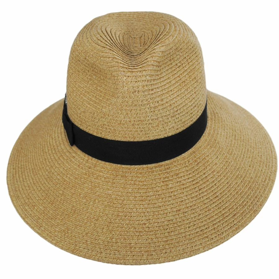 Tommy Bahama Weddell Braided Toyo Straw Fedora Hat 3 Tommy Bahama Weddell Braided Toyo Straw Fedora Hat