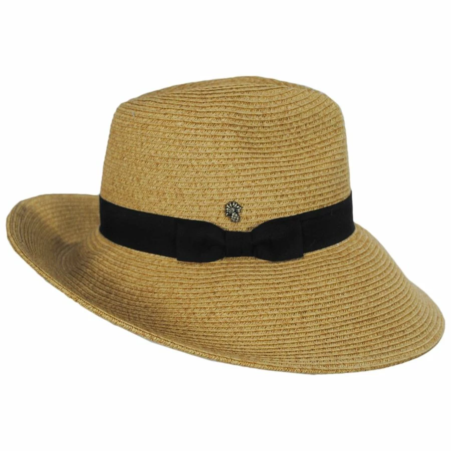 Tommy Bahama Weddell Braided Toyo Straw Fedora Hat 4 Tommy Bahama Weddell Braided Toyo Straw Fedora Hat - Image 2