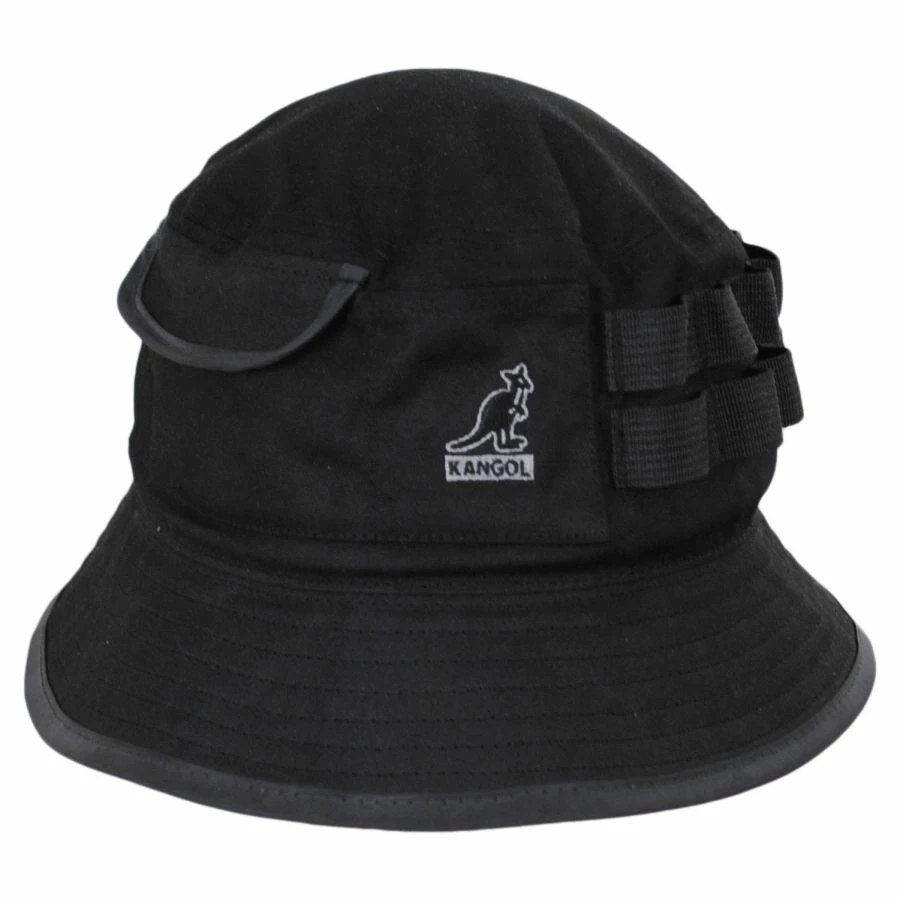 Kangol Utility Waxed Cotton Bucket Hat 3 Kangol Utility Waxed Cotton Bucket Hat