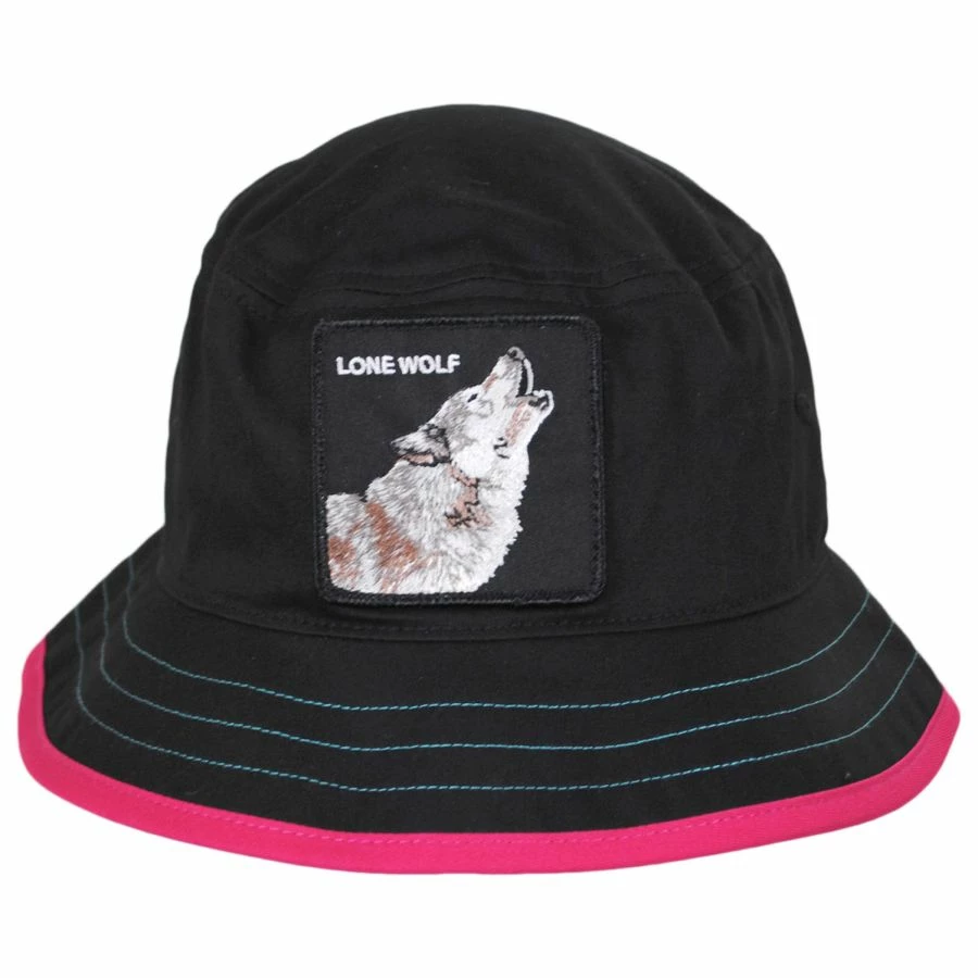 Goorin Bros Lone Wolf Cotton Bucket Hat 3 Goorin Bros Lone Wolf Cotton Bucket Hat