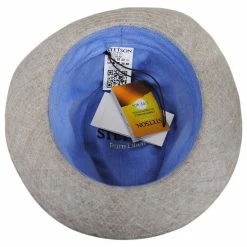 Stetson Linen Herringbone Trilby Fedora Hat 7 Stetson Linen Herringbone Trilby Fedora Hat -Brixton Hats Shop 440022