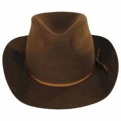 Brixton Hats Duke Wool Felt Cowboy Hat - Coffee
