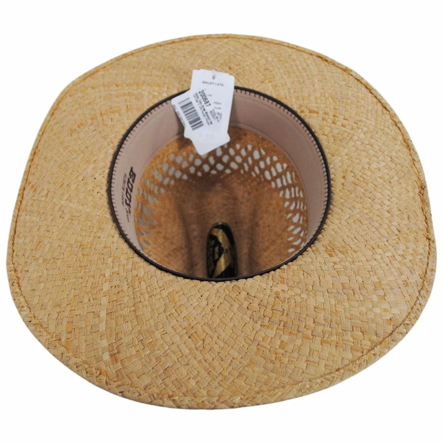 EDDY & BROS Dylen Toyo Straw Western Hat 5 EDDY & BROS Dylen Toyo Straw Western Hat - Image 3