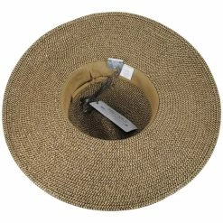 Nikki Beach Harper Braided Toyo Straw Fedora Hat - Gold -Brixton Hats Shop 440736
