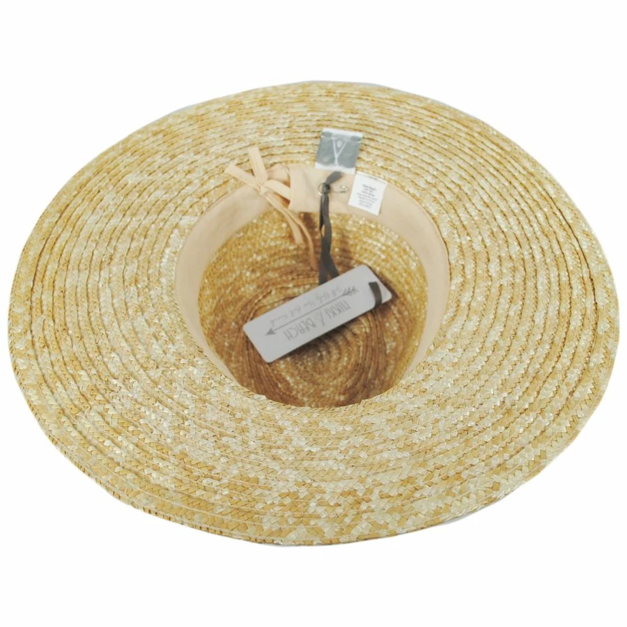 Nikki Beach Tulum Wheat Straw Fedora Hat 5 Nikki Beach Tulum Wheat Straw Fedora Hat - Image 3