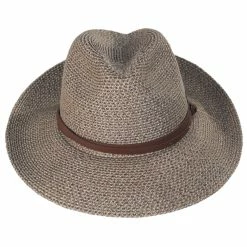 Bailey Balans Roll Up Toyo Straw Fedora Hat