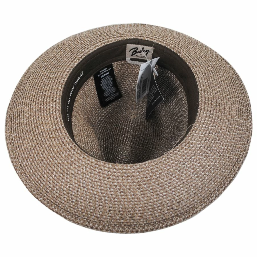 Bailey Balans Roll Up Toyo Straw Fedora Hat 5 Bailey Balans Roll Up Toyo Straw Fedora Hat - Image 3