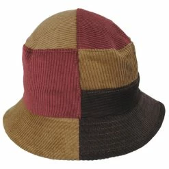 Brixton Hats Gramercy Colorblock Corduroy Packable Bucket Hat