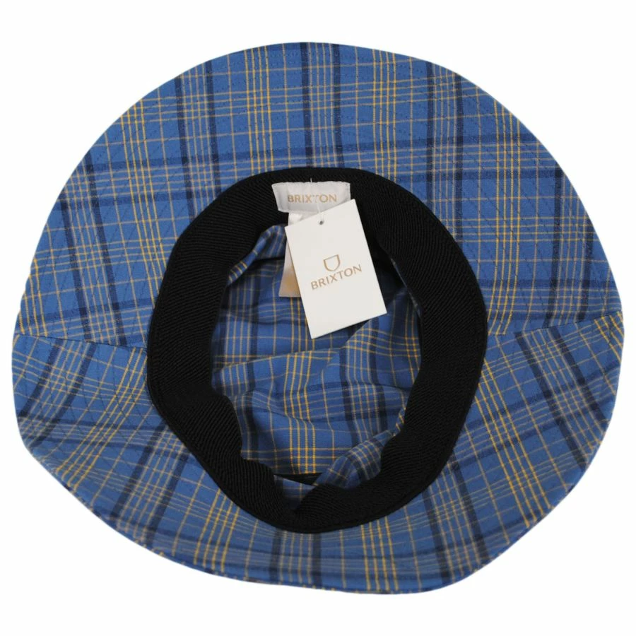 Brixton Hats Petra Packable Cotton Blend Plaid Bucket Hat 5 Brixton Hats Petra Packable Cotton Blend Plaid Bucket Hat - Image 3