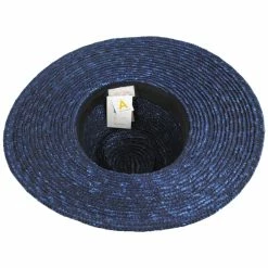 Brixton Hats Joanna Wheat Straw Fedora Hat - Blue -Brixton Hats Shop 443286