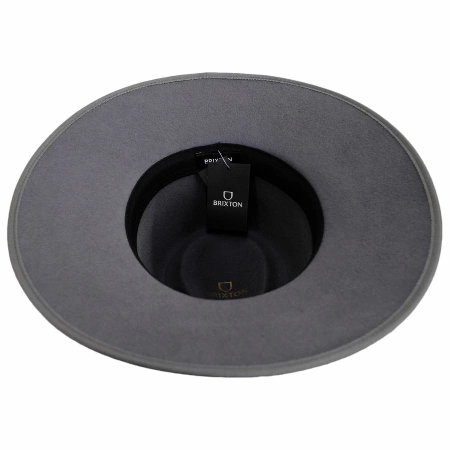 Brixton Hats Jo Wool Felt Rancher Fedora Hat 5 Brixton Hats Jo Wool Felt Rancher Fedora Hat - Image 3