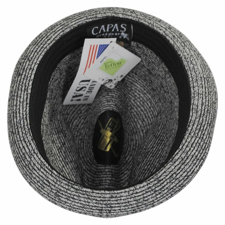 Capas Headwear Soho Poly Braid Stingy Brim Fedora Hat 5 Capas Headwear Soho Poly Braid Stingy Brim Fedora Hat - Image 3