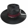 Biltmore Vintage Couture Spade Bangora Shantung Straw Fedora Hat