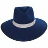 Brixton Hats Jo Wool Felt Rancher Fedora Hat - Ocean Blue -Brixton Hats Shop 446832