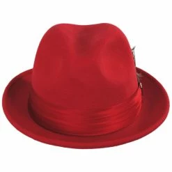 Stacy Adams Crushable Wool Felt Fedora Hat