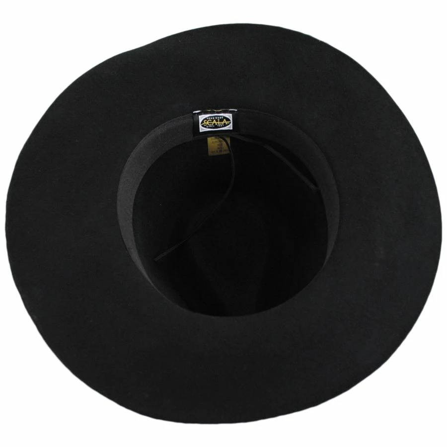 Scala Dona Wool Felt Safari Fedora Hat 5 Scala Dona Wool Felt Safari Fedora Hat - Image 3