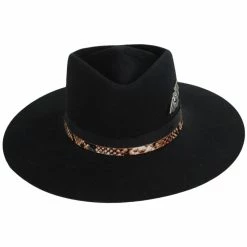 RENEGADE Ember Wool Felt Cross Crown Rancher Hat