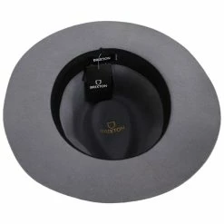 Brixton Hats Wesley Wool Felt Floppy Fedora Hat - Gray 7 Brixton Hats Wesley Wool Felt Floppy Fedora Hat - Gray -Brixton Hats Shop 449513