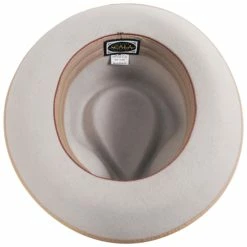 Scala Puebla Wool Felt Fedora Hat - Silverbelly -Brixton Hats Shop 449960