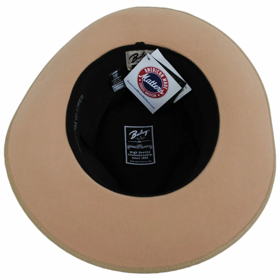 Bailey Colver Elite Wool Felt Fedora Hat 5 Bailey Colver Elite Wool Felt Fedora Hat - Image 3