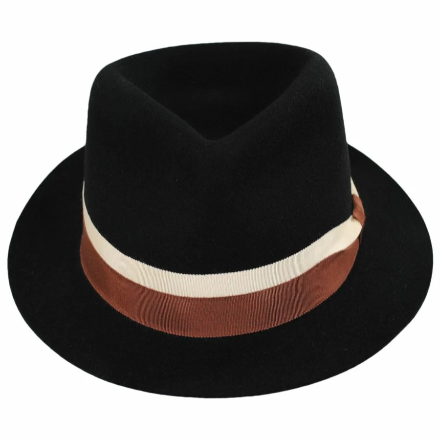 Goorin Bros Wheeler Wool Felt Fedora Hat 3 Goorin Bros Wheeler Wool Felt Fedora Hat