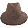 Dorfman-Pacific Cobra Vegan Leather Safari Fedora Hat 2 Dorfman-Pacific Cobra Vegan Leather Safari Fedora Hat -Brixton Hats Shop 455720