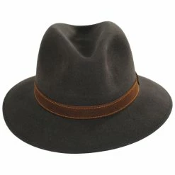 Borsalino Traveler Fur Felt Fedora Safari Hat