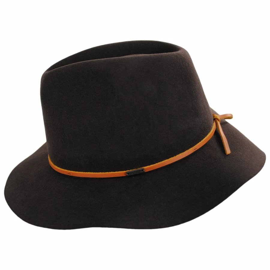 Brixton Hats Wesley Wool Felt Floppy Fedora Hat 4 Brixton Hats Wesley Wool Felt Floppy Fedora Hat - Image 2