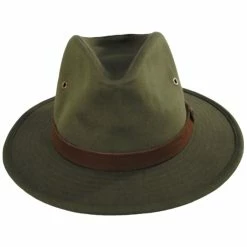 Brixton Hats Messer X Adventure Cotton Safari Fedora Hat
