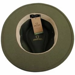Brixton Hats Messer X Adventure Cotton Safari Fedora Hat -Brixton Hats Shop 457442