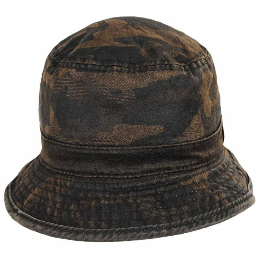 Dorfman Pacific Company Hawkeye Reversible Cotton Bucket Hat 3 Dorfman Pacific Company Hawkeye Reversible Cotton Bucket Hat