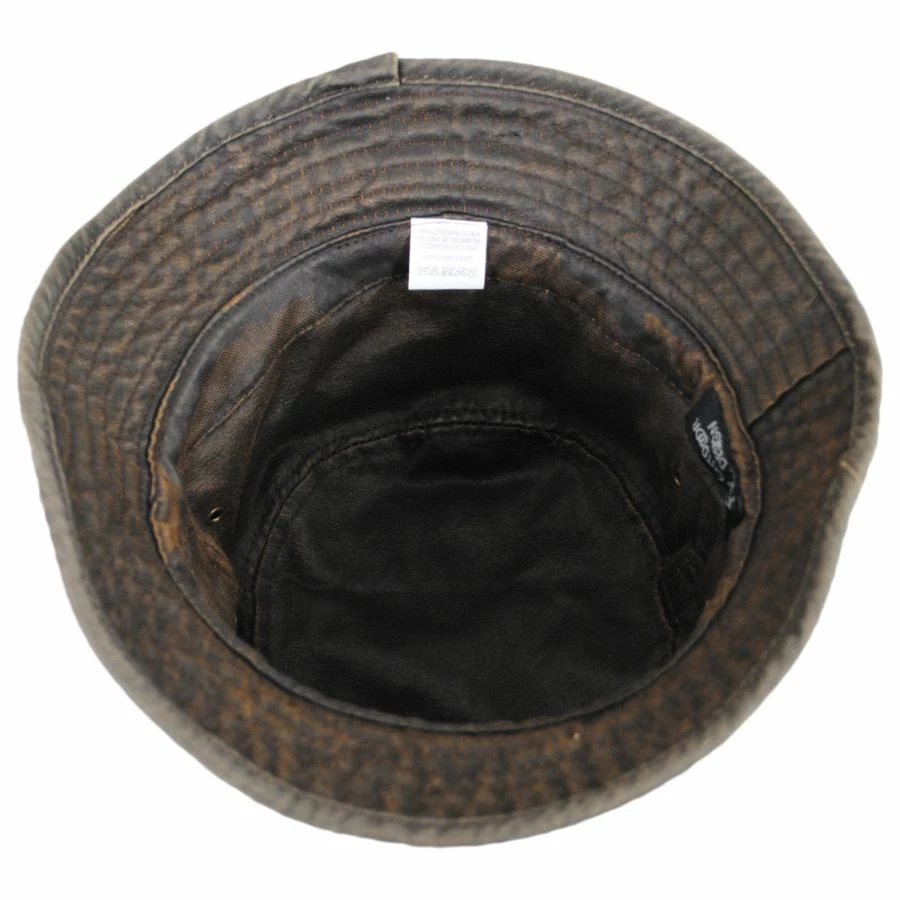 Dorfman Pacific Company Hawkeye Reversible Cotton Bucket Hat 5 Dorfman Pacific Company Hawkeye Reversible Cotton Bucket Hat - Image 3