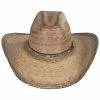 Justin Hats Bent Rail Trail Palm Straw Gus Western Hat