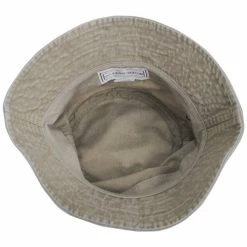 Village Hat Shop VHS Cotton Bucket Hat - Khaki -Brixton Hats Shop 459137