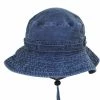 Village Hat Shop VHS Cotton Booney Hat - Navy Blue