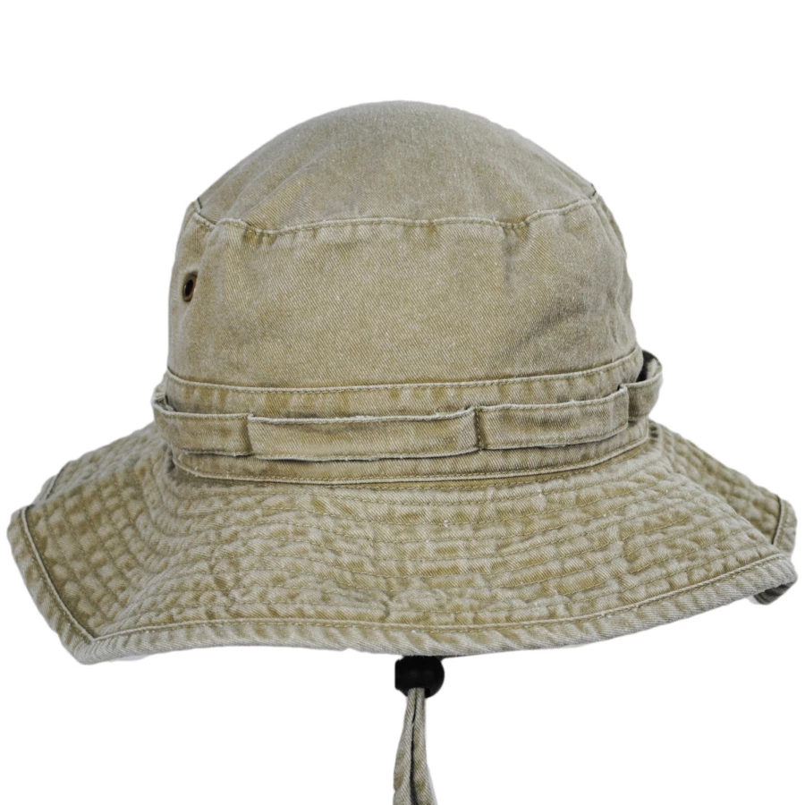 Village Hat Shop VHS Cotton Booney Hat - Khaki 3 Village Hat Shop VHS Cotton Booney Hat - Khaki